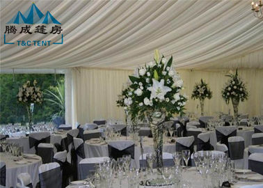 1000 مقاعد الخيام الحدث الزفاف مع الأبيض بك الجدارية 7.2M ريدج الارتفاع
