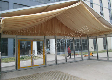 بك غطاء السقف والزجاج خيمة الجدار الكلاسيكية الفاخرة كينيا خيمة مع زينة الحزب