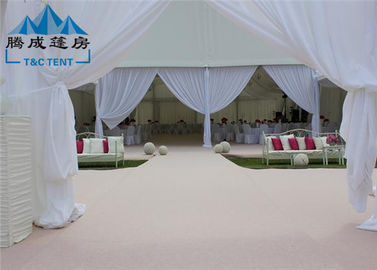 PVC النسيج / أكسفورد / قماش مزدوجة المغلفة البلاستيكية خيمة الستارة للماء لحفل الزفاف