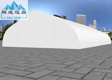 20x40m الأبيض PVC منحنى واضح الألومنيوم الإطار خيمة لحضور حفل زفاف 500 الناس مقاعد ريتر مقاومة